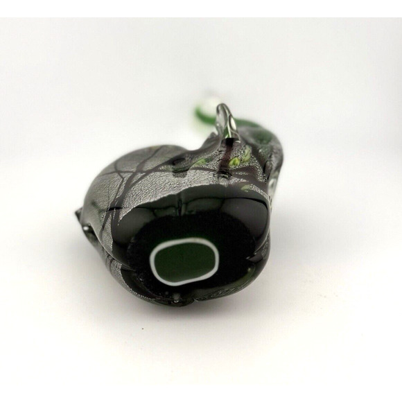 Millefiori Elephant Blown Glass Millefiori Trunk Up Paperweight 8" CHIPPED EAR - Picture 13 of 15